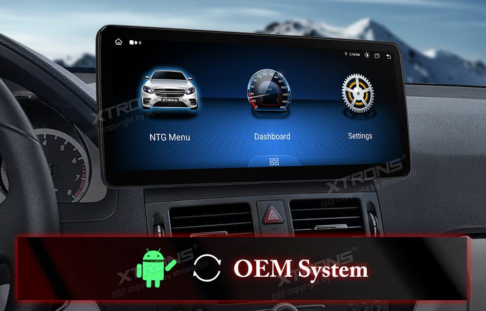 MB C KLASĖS W204 12.3 COLIO ANDROID 13 MULTIMEDIJA 