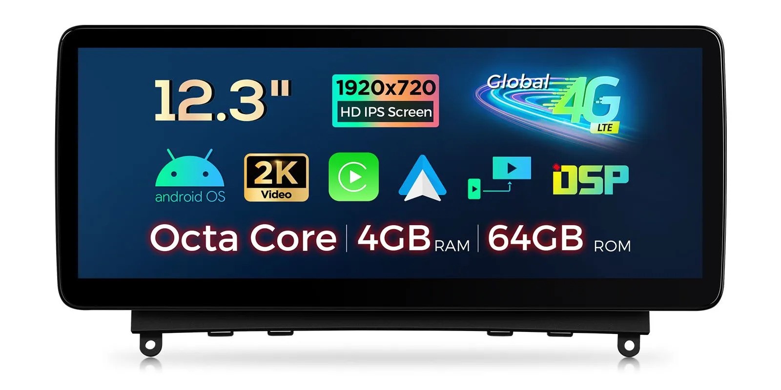 MB C KLASĖS W204 12.3 COLIO ANDROID 13 MULTIMEDIJA QLM2240M12C40