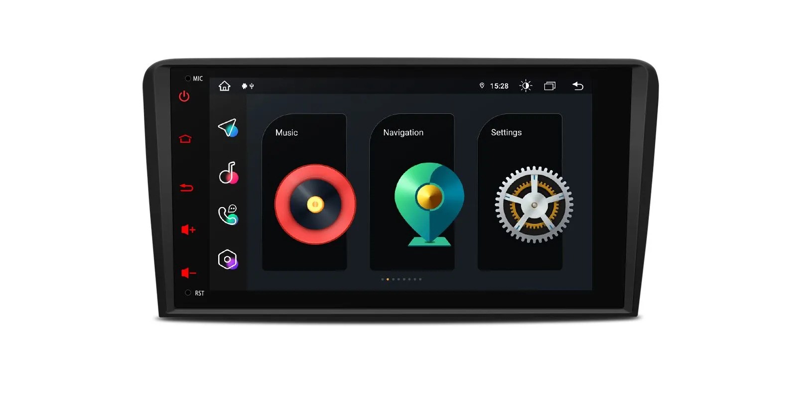 AUDI A3 / S3 / RS3 8 COLIŲ ANDROID 12 MULTIMEDIJA