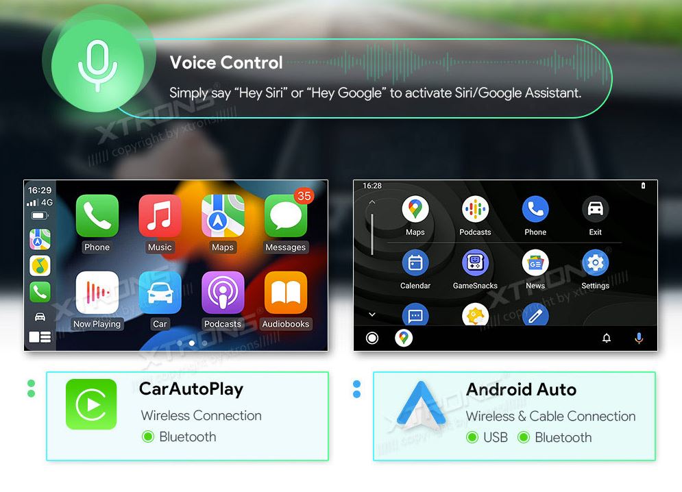 FIAT 500 2007-2015 7 COLIŲ ANDROID 13 MULTIMEDIJA XTRONS IA7250FLCS