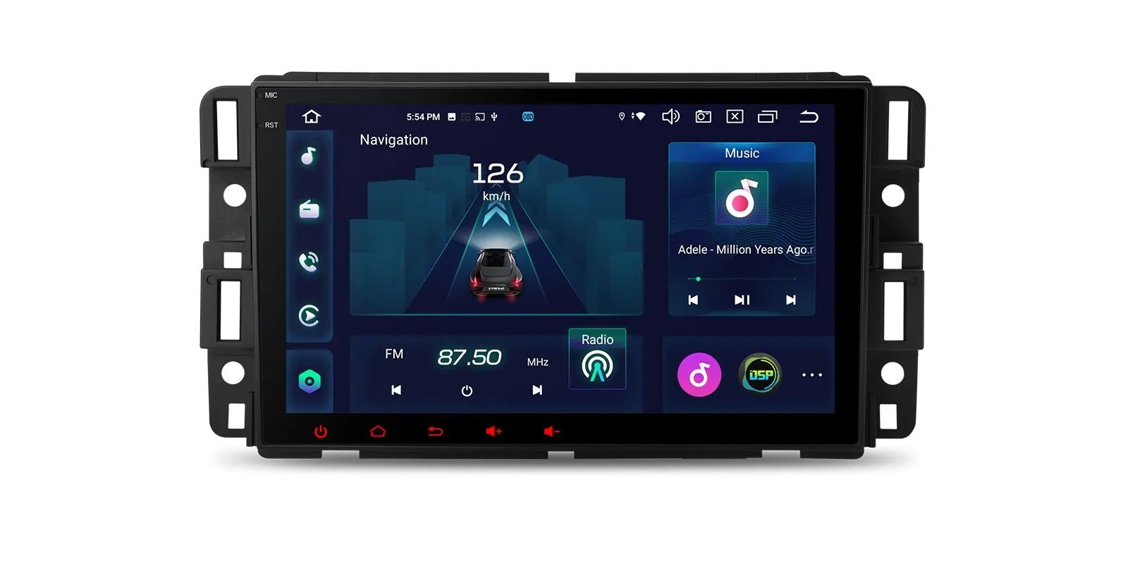 CHEVROLET/BUICK/GMC/HUMMER 8 COLIŲ ANDROID 12 MULTIMEDIJA XTRONS IX82JCCL