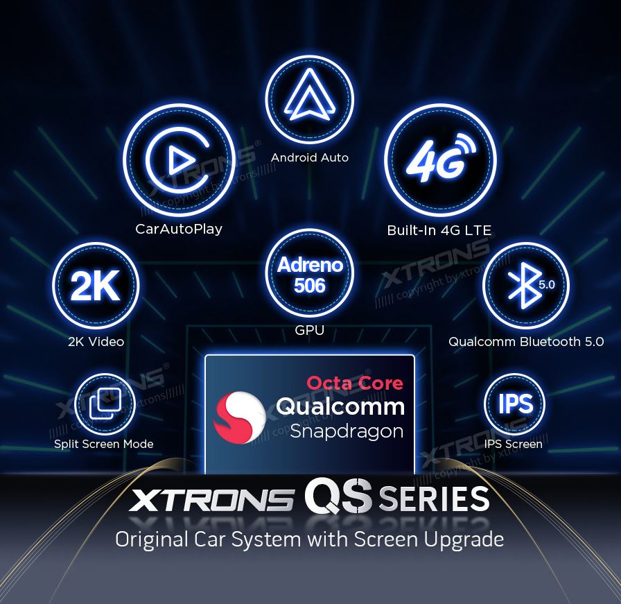 MB C KLASĖS W204 12.3 COLIO ANDROID 10 XTRONS QSM1245M12C45L
