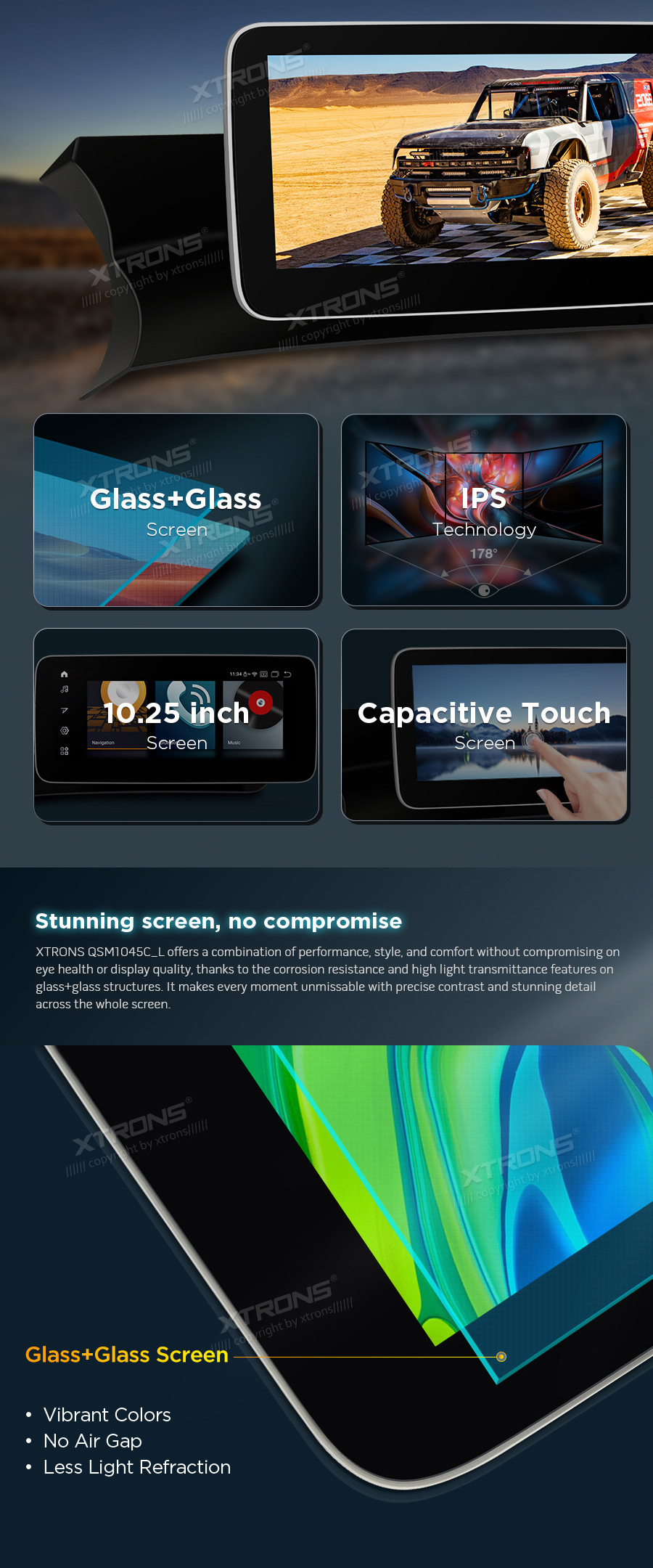 MB C KLASĖS W204 12.3 COLIO ANDROID 10 XTRONS QSM1245M12C45L