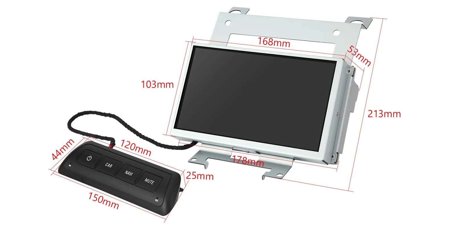 LAND ROVER 7 COLIŲ ANDROID 12 MULTIMEDIJA XTRONS IQ72DLRP