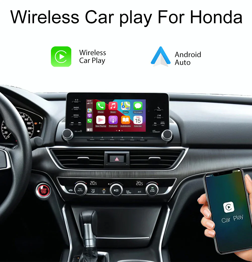 Honda 2018-2021 Belaidis Apple CarPlay / Android Auto Modulis Integracija EW-HDCP-RH-A01X