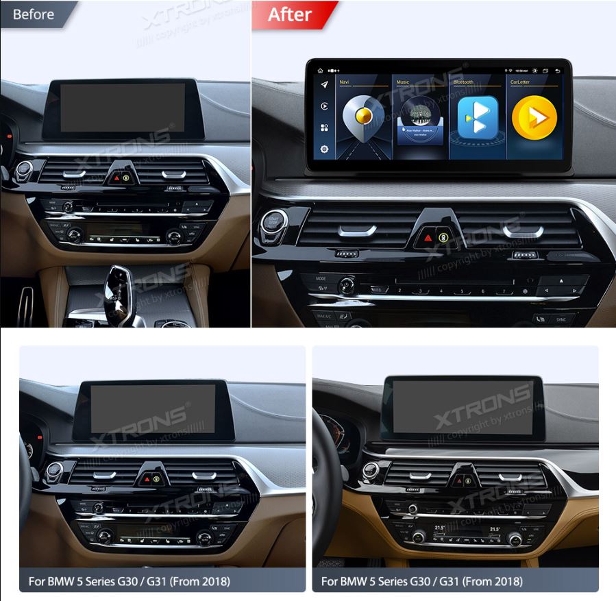 BMW G30 / G31 EVO 12.3 colių  Android 13 multimedija QLB22EVB12FVN