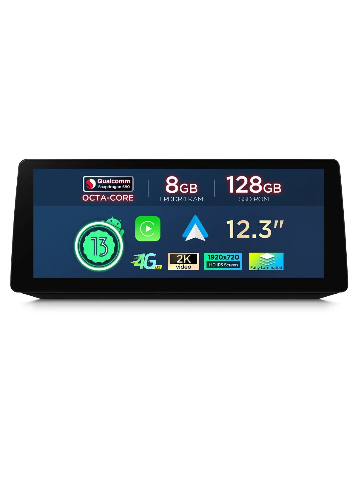 BMW E60/E61 CIC 12.3 colio Snapdragon Android 13 multimedija