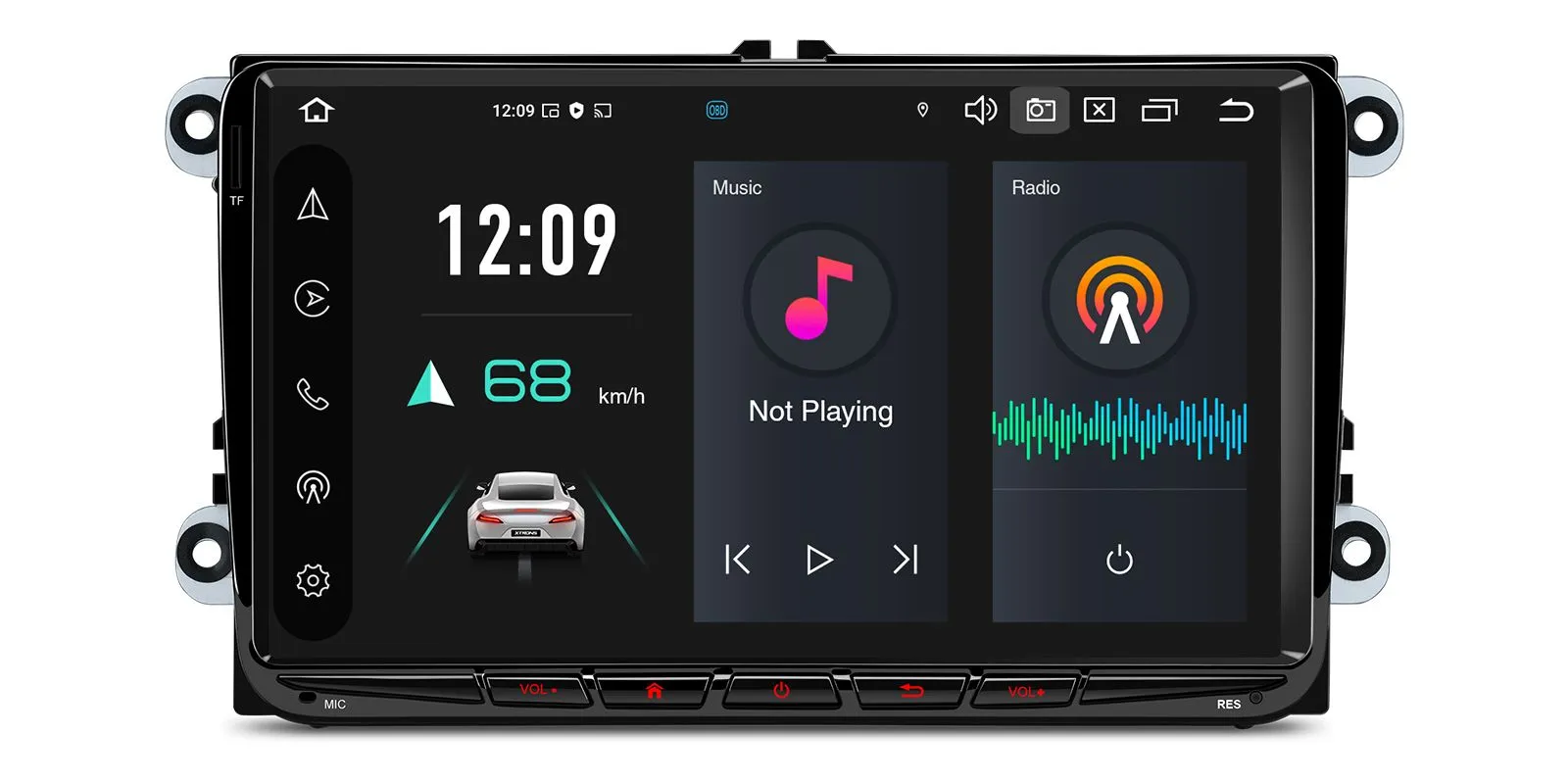 Volkswagen / Škoda / SEAT 9 colių Android 14 multimedija PX94MTVL