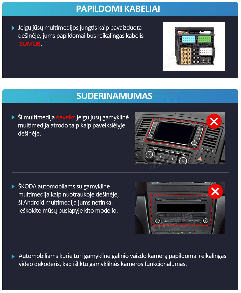 Volkswagen / Škoda / SEAT 7 colių Android 14 multimedija PX74MTVL