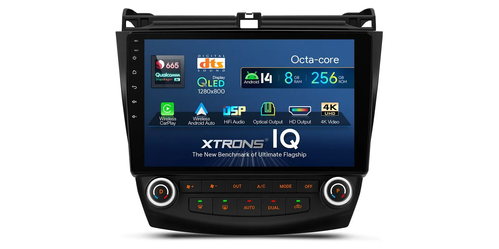 Honda Accord 2003-2007 10.1 colio Android 14 multimedija Xtrons IQP14ACHLP