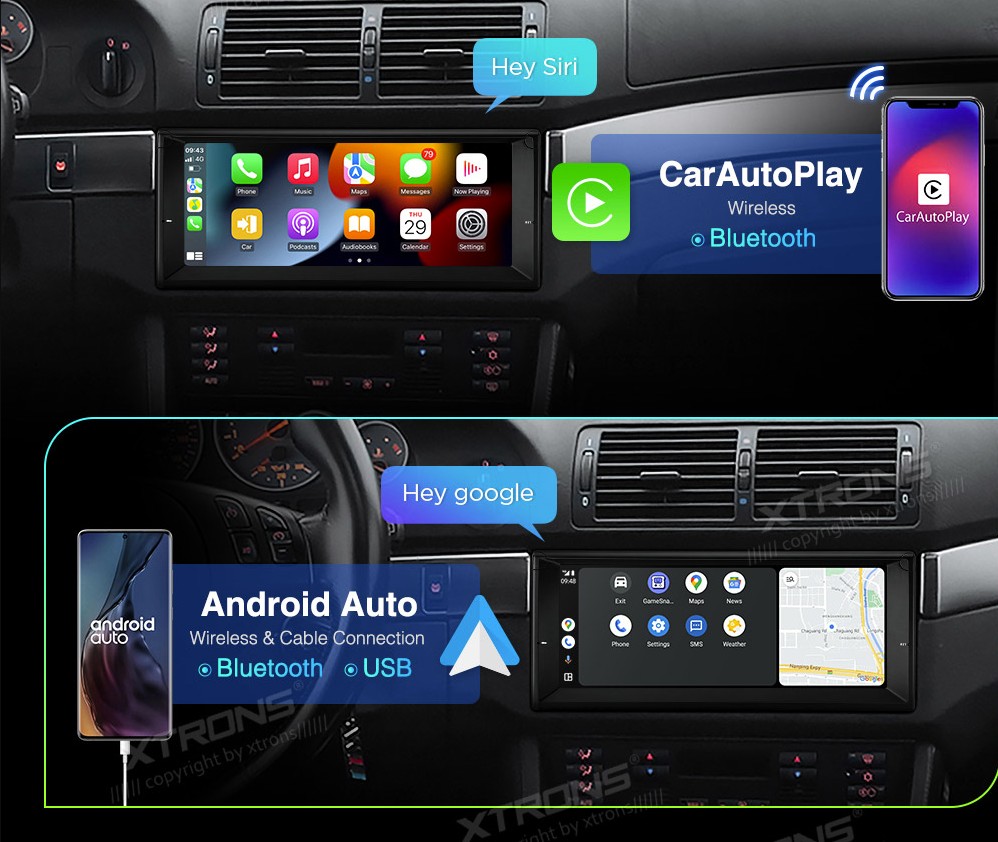 BMW E39 / E38 | Android 14 | 10.25inch | 4GB/64GB/8Core | Multimedija Xtrons PX1439BLHG