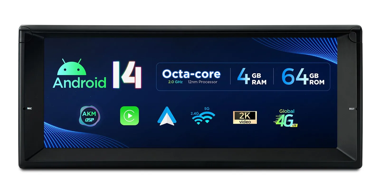 BMW E39 / E38 | Android 14 | 10.25inch | 4GB/64GB/8Core | Multimedija Xtrons PX1439BLHG