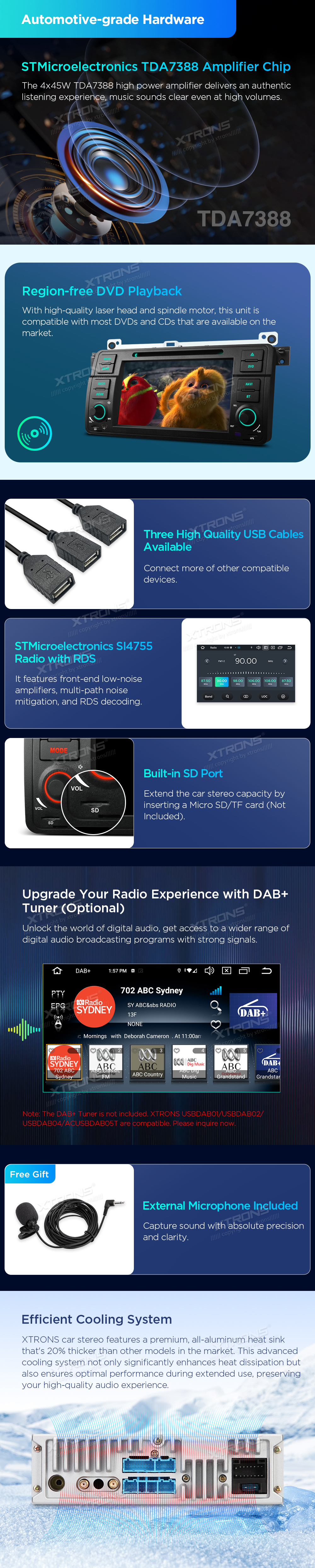 BMW E46 | Rover 75 | Android 14 | 7inch | 4GB/64GB/8Core | Multimedija Xtrons PX7446BG