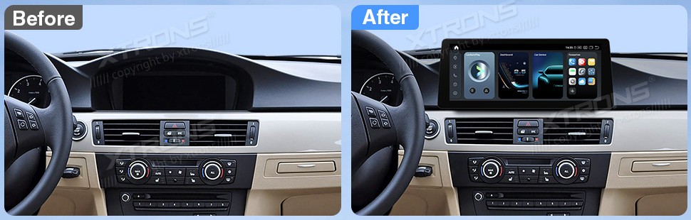 BMW E90/E91/E92/E93 CIC | Android 14 | 12.3inch | 8GB/128GB/8Core | Snapdragon | Multimedija Xtrons QGB24CIB12E92