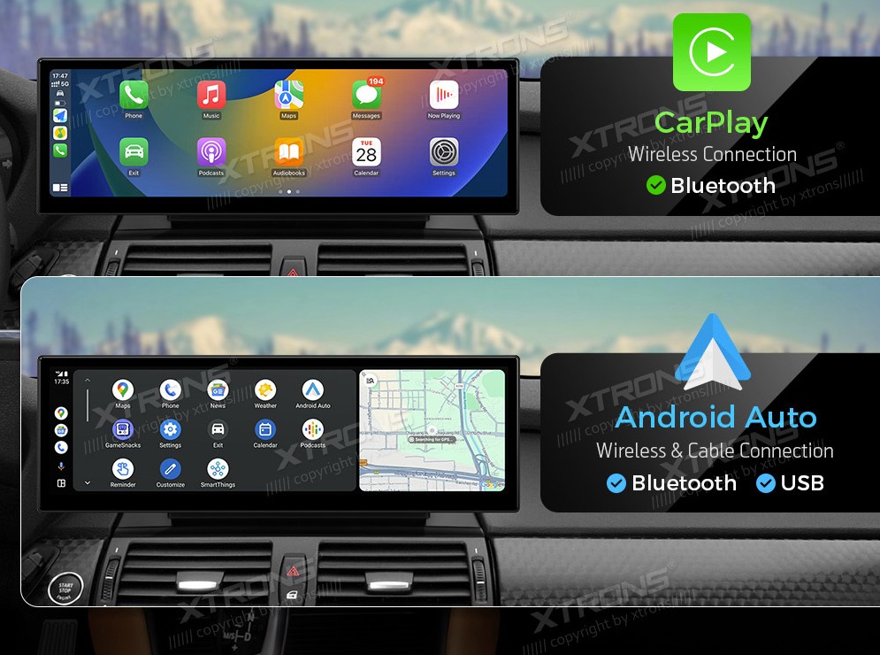BMW X5 E70 / X6 E71 CIC | Android 14 | 14.9inch | 8GB/256GB/8Core | Multimedija Xtrons QLBX44X5CIL