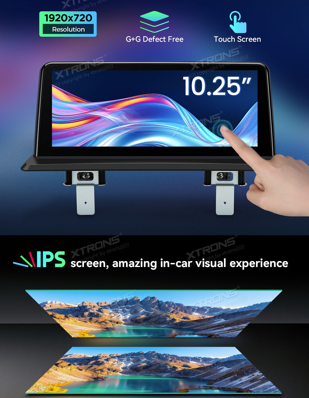 BMW 1 E81 E82 E87 E88 | Android 10 | 10.25inch | 4GB/64GB/8Core | Multimedija Xtrons QDB1087UNL