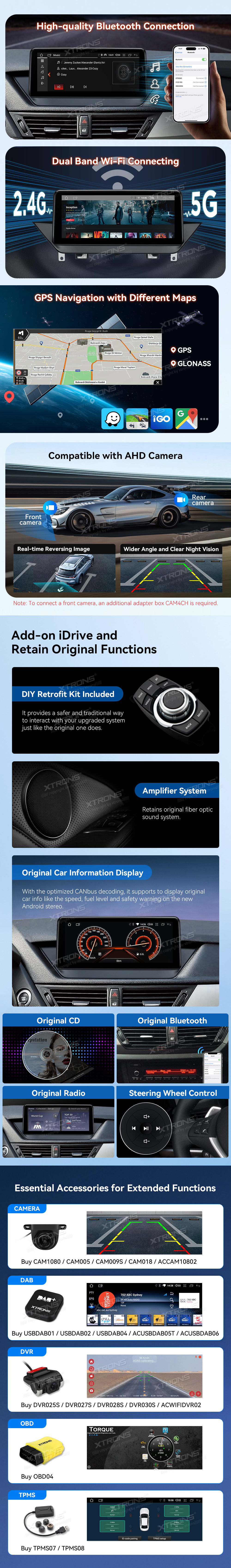 BMW X1 E84 | Android 10 | 10.25inch | 4GB/64GB/8Core | Multimedija Xtrons QDB10X1UN