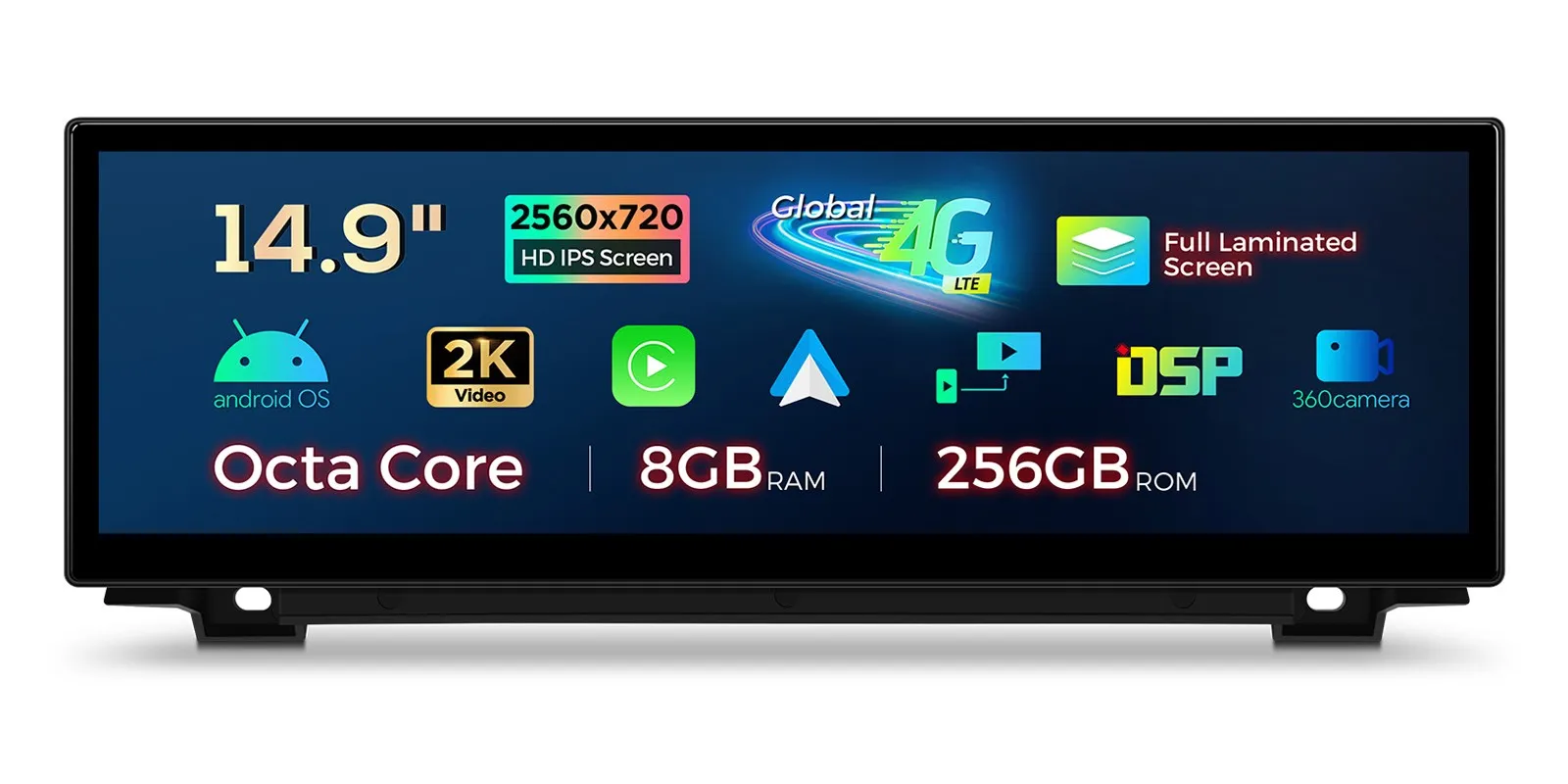 BMW F10 F11 NBT | Android 14 | 14.9inch | 8GB/256GB/8Core | Multimedija Xtrons QLBX44FVNB