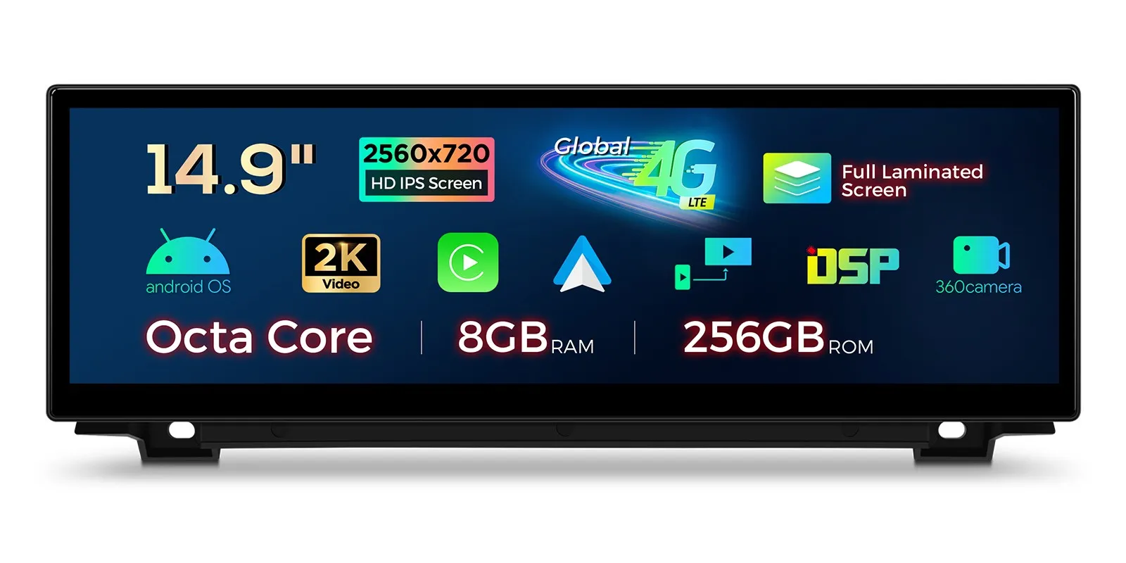 BMW F10 F11 CIC | Android 14 | 14.9inch | 8GB/256GB/8Core | Multimedija Xtrons QLBX44FVCI