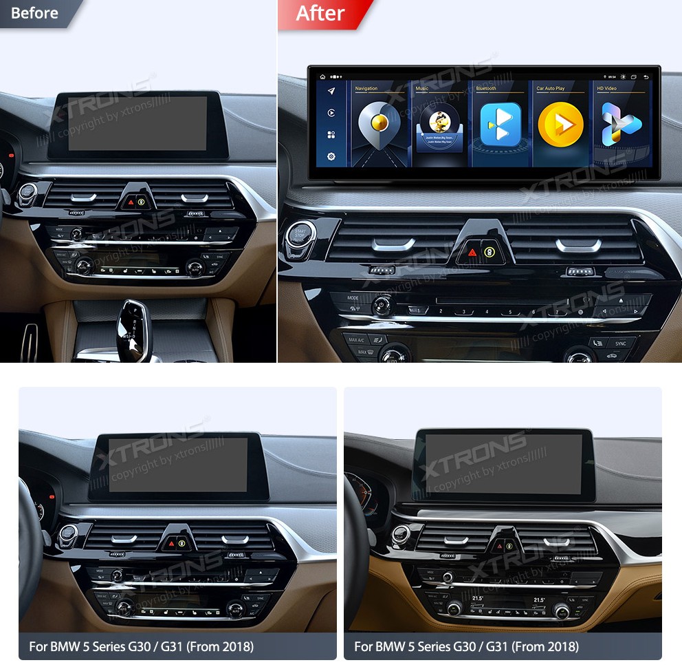 BMW G30 G31 EVO | Android 14 | 14.9inch | 8GB/256GB/8Core | Multimedija Xtrons QLBX44FVEV3