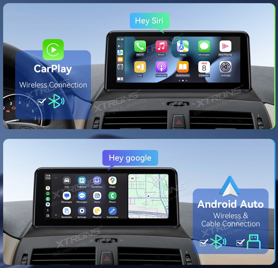BMW X3 E83 | Android 10 | 8.8inch | 4GB/64GB/8Core | Multimedija Xtrons QDB10X3UNL