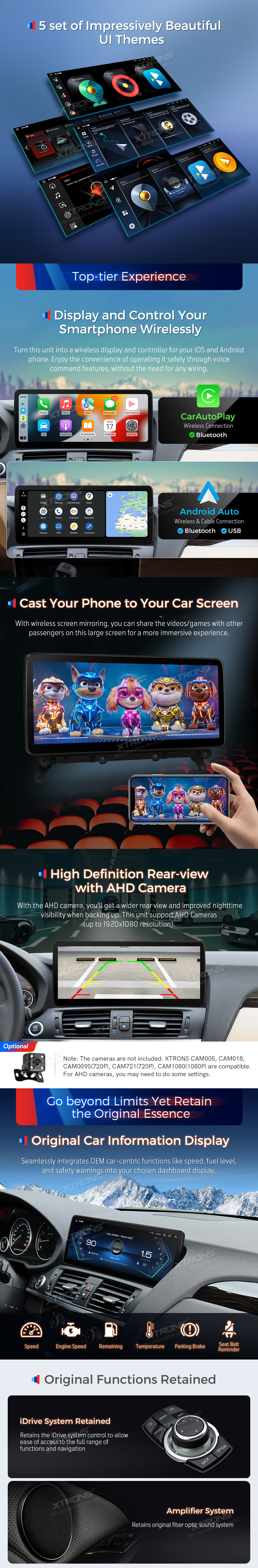 BMW X3 F25 CIC | Android 13 | 12.3inch | 4GB/64GB/8Core | Multimedija Xtrons QLB22CIB12X3