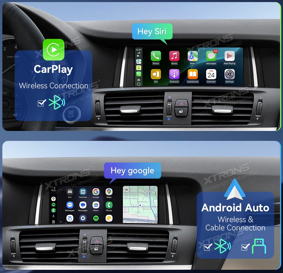 BMW X3 F25 | Android 10 | 10.25inch | 4GB/64GB/8Core | Multimedija Xtrons QDB80X3CI