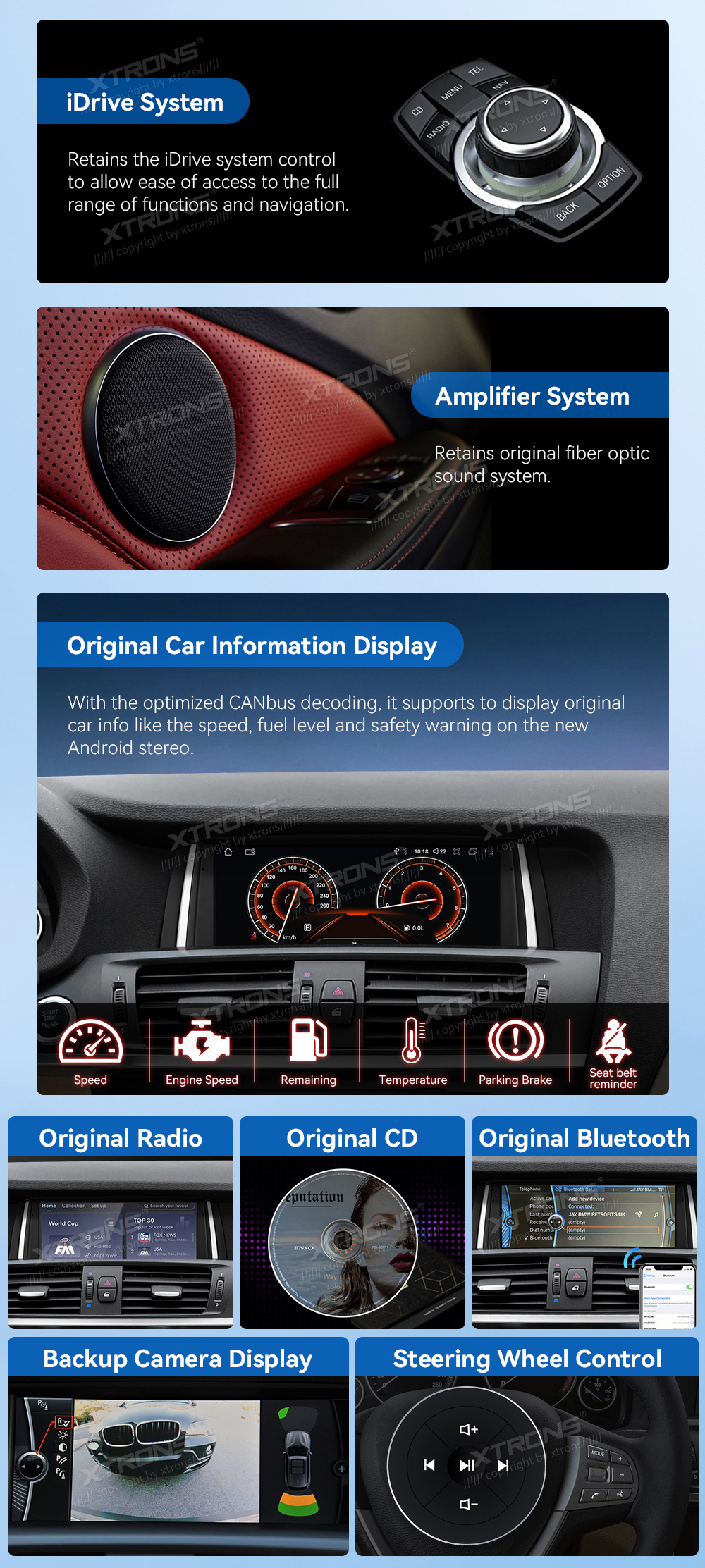 BMW X3 F25 | Android 10 | 10.25inch | 4GB/64GB/8Core | Multimedija Xtrons QDB80X3CI
