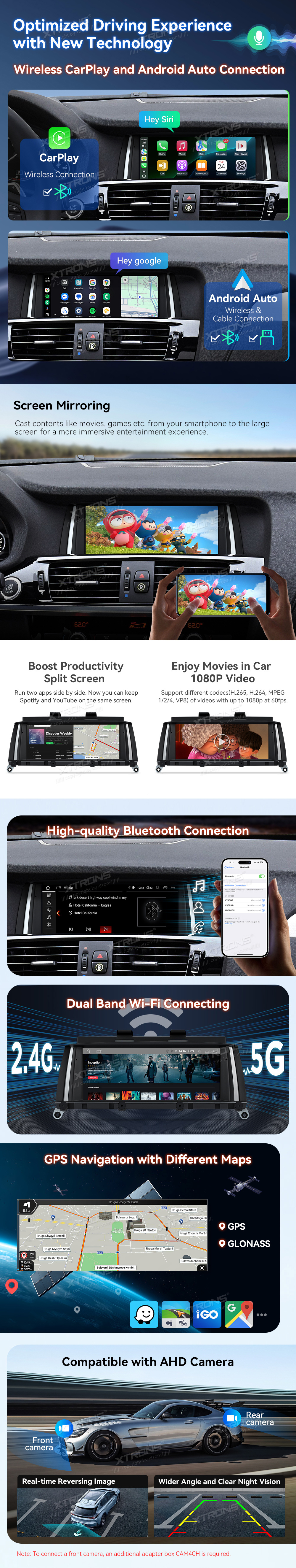 BMW X3 F25 X4 F26 NBT | Android 10 | 8.8inch | 4GB/64GB/8Core | Multimedija Xtrons QDB80X3NB