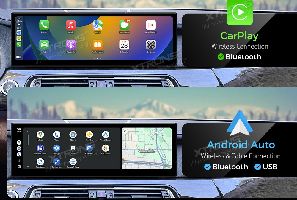 BMW 7 F01 F02 CIC | Android 14 | 14.9inch | 8GB/256GB/8Core | Multimedija Xtrons QLBX44CISVL