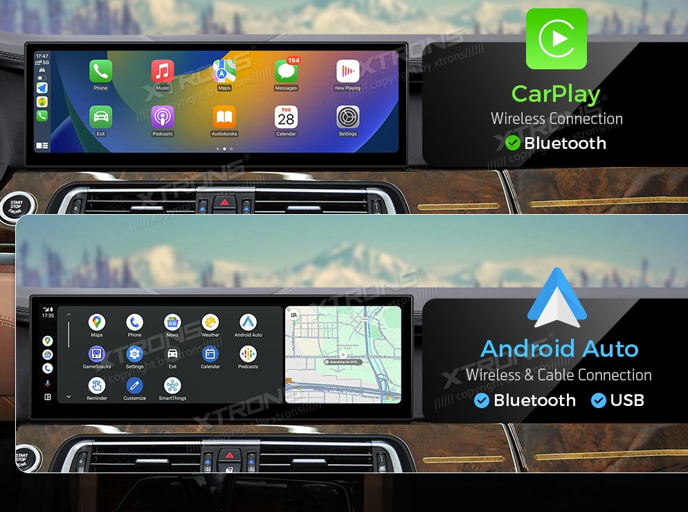BMW 7 F01 F02 NBT | Android 14 | 14.9inch | 8GB/256GB/8Core | Multimedija Xtrons QLBX44NBSVL