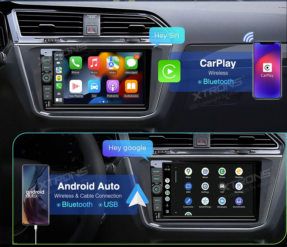 Volkswagen 2018-2022 | Android 14 | 9inch | 4GB/64GB/8Core | Multimedija Xtrons PX94MTNVGS