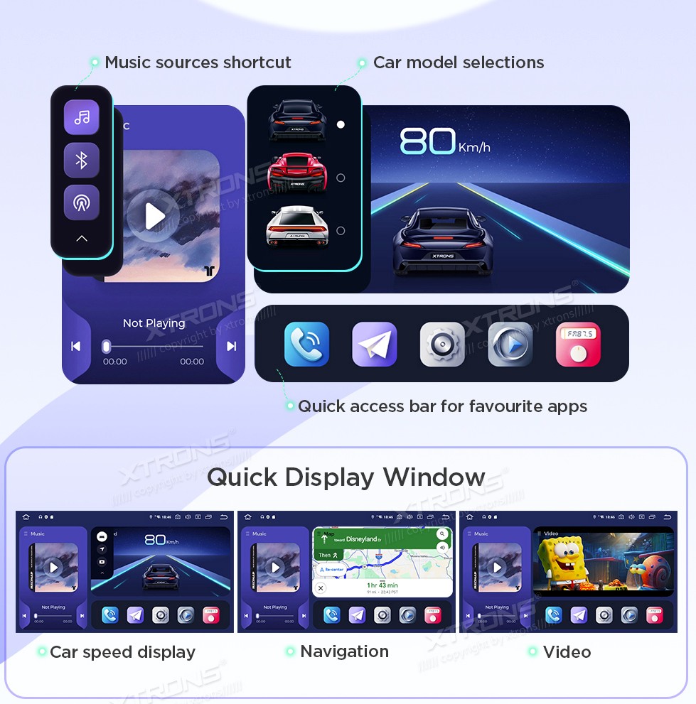 VW Crafter MB B / A / Vito / Sprinter | Android 14 | 9inch | 8GB/256GB/8Core | QLED | Snapdragon Multimedija Xtrons IQP94M245P