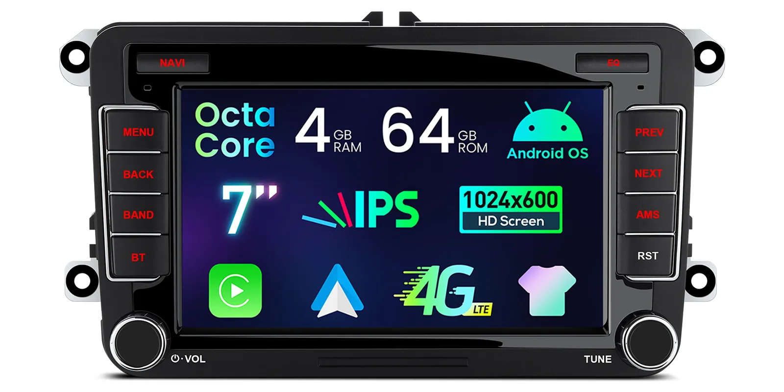 Volkswagen / Škoda / SEAT | Android 10 | 7inch | 4GB/64GB/8Core | Multimedija Xtrons ID70MTVL