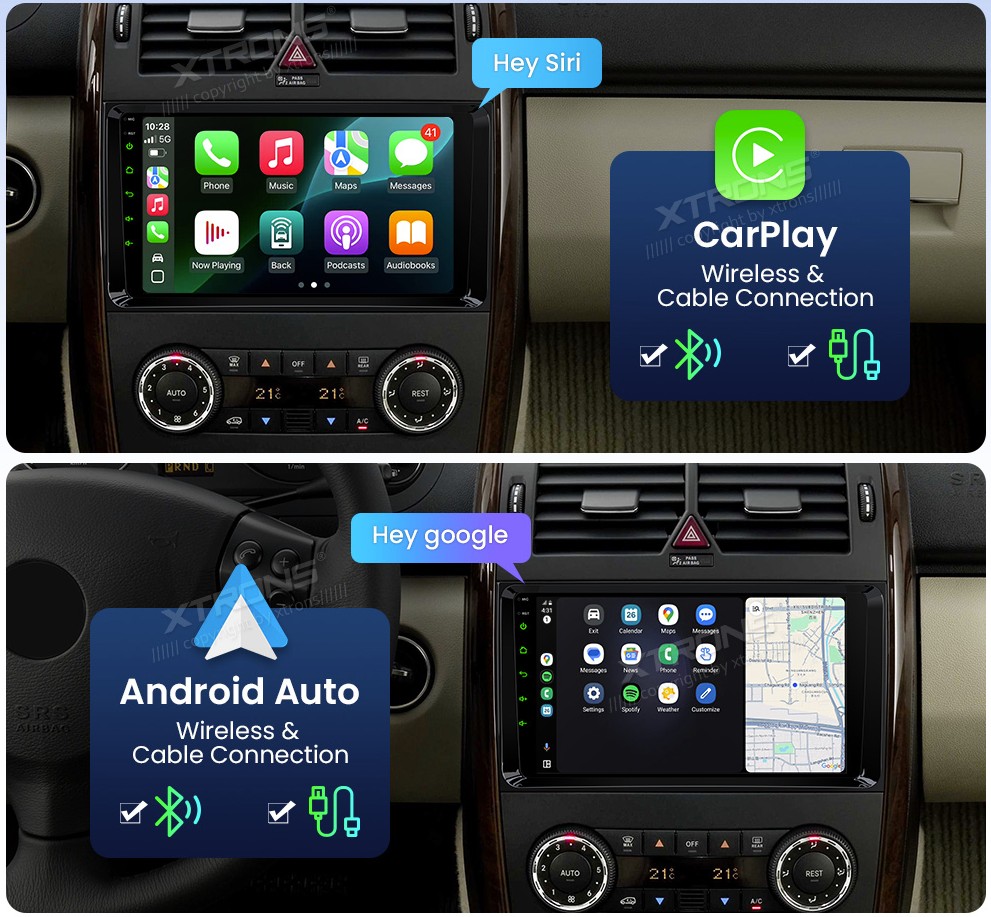 VW Crafter MB B / A / Vito / Sprinter | Android 10 | 9inch | 4GB/64GB/8Core | Multimedija Xtrons IDP90M245