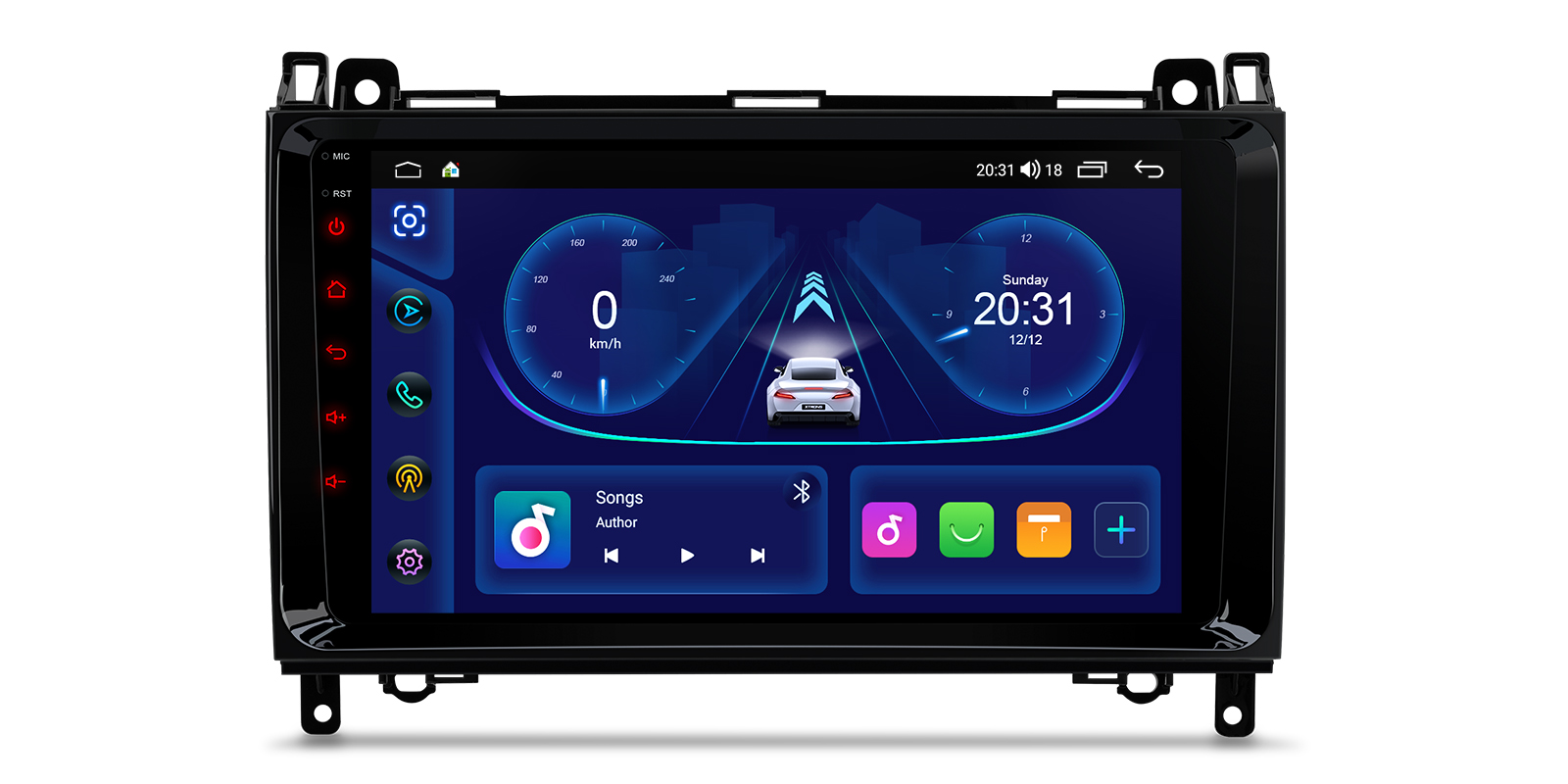 VW Crafter MB B / A / Vito / Sprinter | Android 10 | 9inch | 4GB/64GB/8Core | Multimedija Xtrons IDP90M245