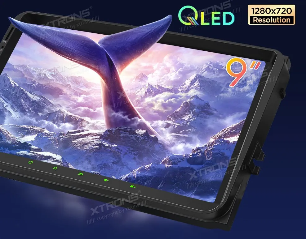 Volkswagen / Škoda / SEAT | Android 14 | 9inch QLED | 8GB/256GB/8Core Snapdragon | Multimedija Xtrons IQ94MTVP