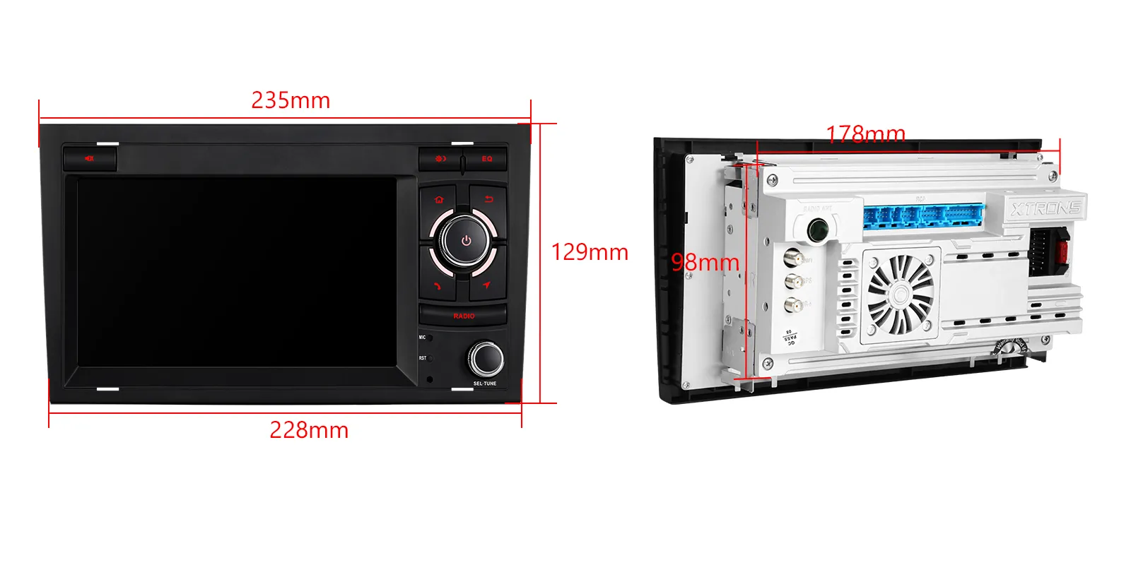 Audi A4/S4/RS4 SEAT Exeo | Android 14 | 7inch | 4GB/64GB/8Core | Multimedija Xtrons PX74A4AL