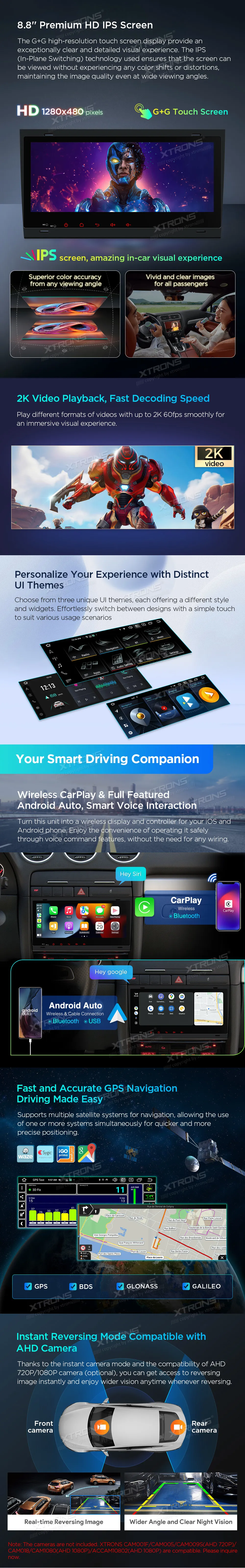 Audi A4/S4/RS4 SEAT Exeo | Android 14 | 8.8inch | 4GB/64GB/8Core | Multimedija Xtrons PX84AA4LHGS