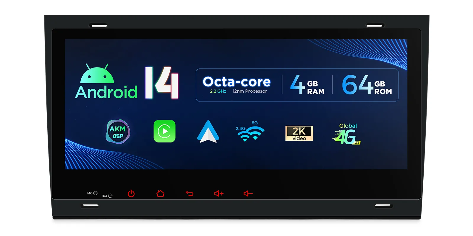 Audi A4/S4/RS4 SEAT Exeo | Android 14 | 8.8inch | 4GB/64GB/8Core | Multimedija Xtrons PX84AA4LHGS