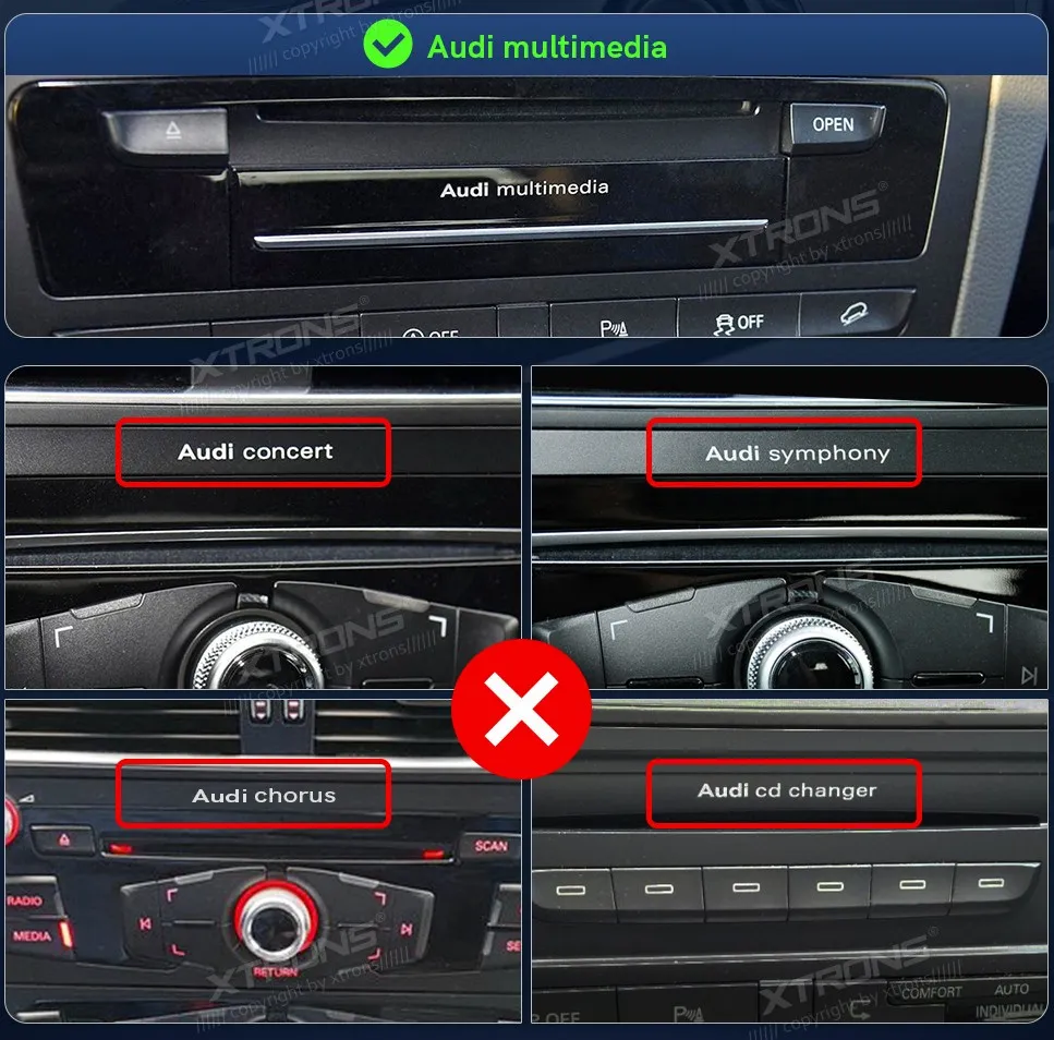 Audi Q5 2009-2017 (multimedia) | Android 12 | 12.3inch | 8GB/128GB/8Core Snapdragon | Multimedija Xtrons QXA22UHPA12Q5L