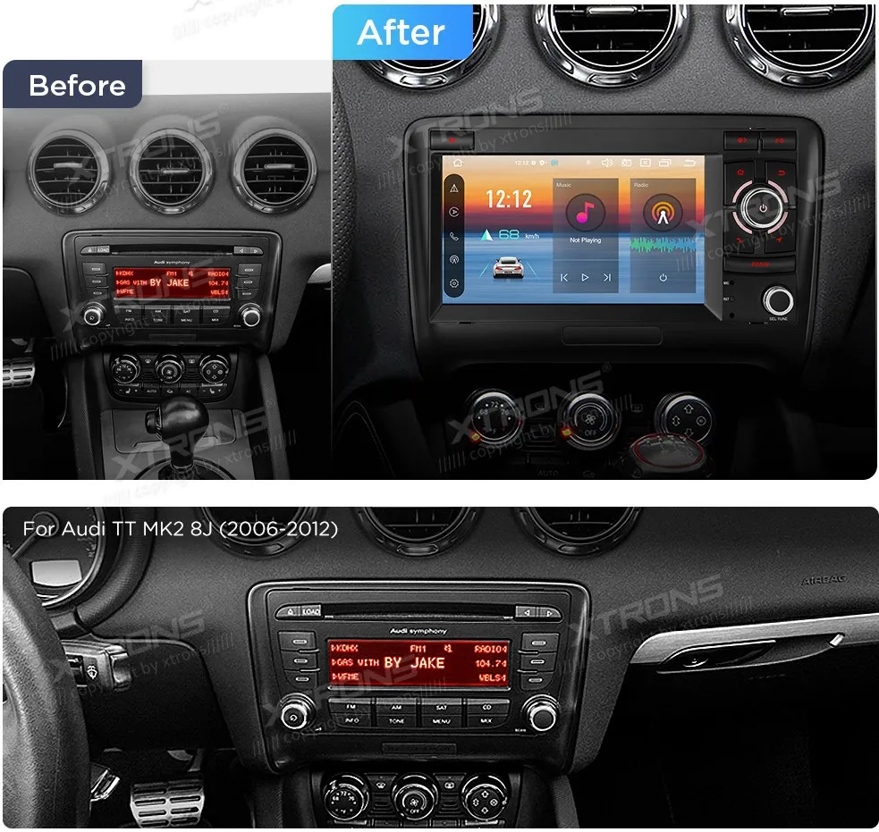 Audi TT 2006-2012| Android 14 | 7inch | 4GB/64GB/8Core| Multimedija Xtrons PX74TTAL