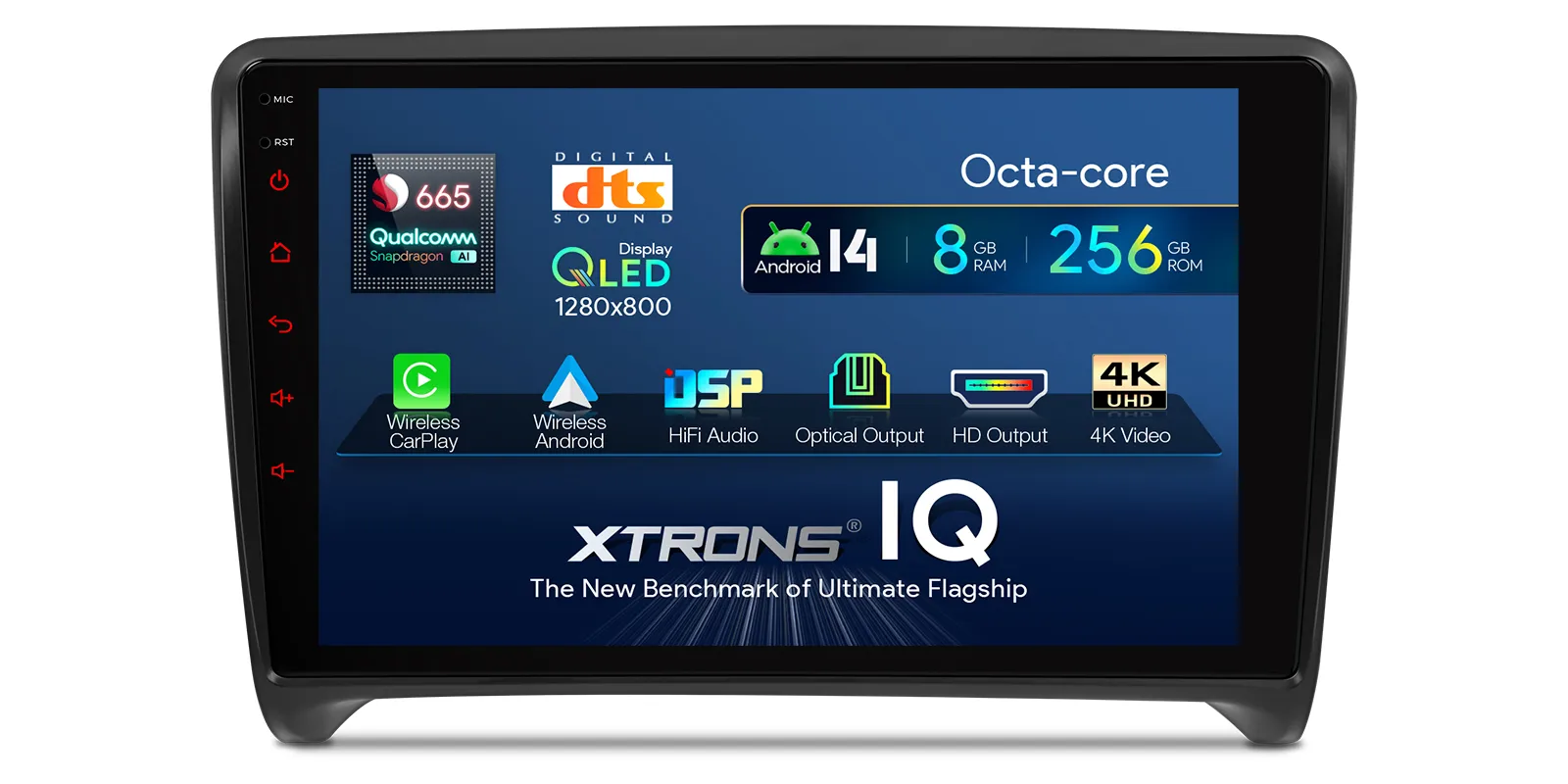 Audi TT 2006-2012| Android 14 | 9inch QLED | 8GB/256GB/8Core Snapdragon| Multimedija Xtrons IQP94TTAP