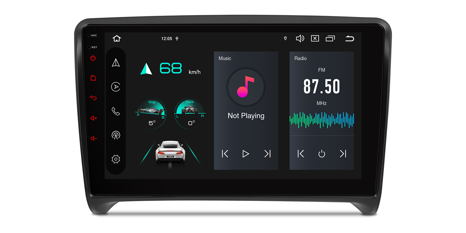 Audi TT 2006-2012| Android 14 | 9inch | 4GB/64GB/8Core| Multimedija Xtrons PXP94TTAGDAB