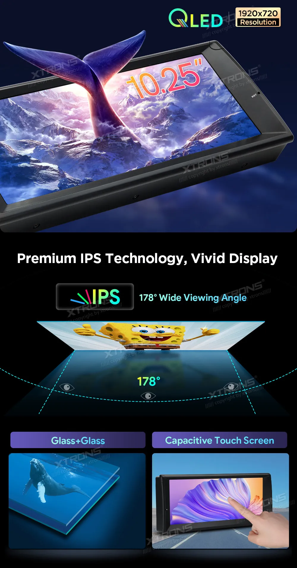 BMW E39 / E38 | Android 14 | 10.25 inch QLED | 8GB/256GB/8Core Snapdragon | Multimedija Xtrons IQ1439BH
