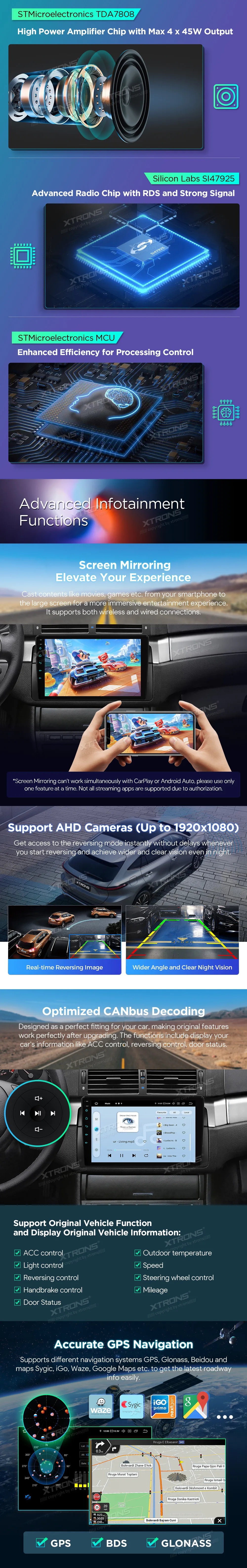 BMW E46 | Rover 75 | Android 14 | 9 inch QLED | 8GB/256GB/8Core Snapdragon | Multimedija Xtrons IQP9446BP