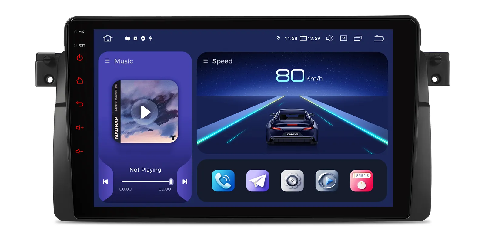 BMW E46 | Rover 75 | Android 14 | 9 inch QLED | 8GB/256GB/8Core Snapdragon | Multimedija Xtrons IQP9446BP