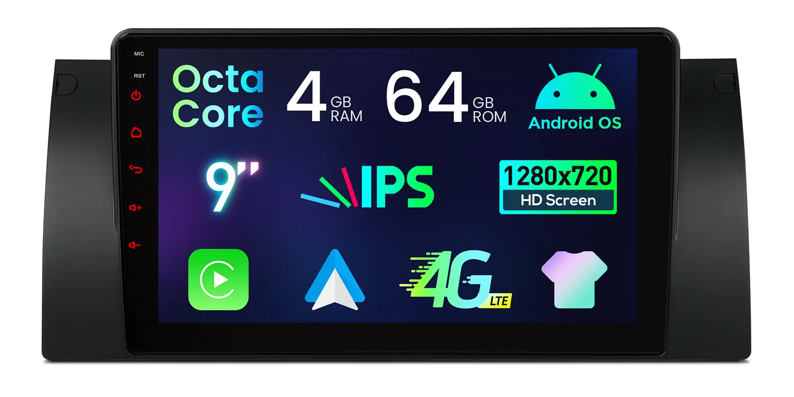 BMW X5 E53 | Android OS | 9 inch | 4GB/64GB/8Core | Multimedija Xtrons IDP9053B