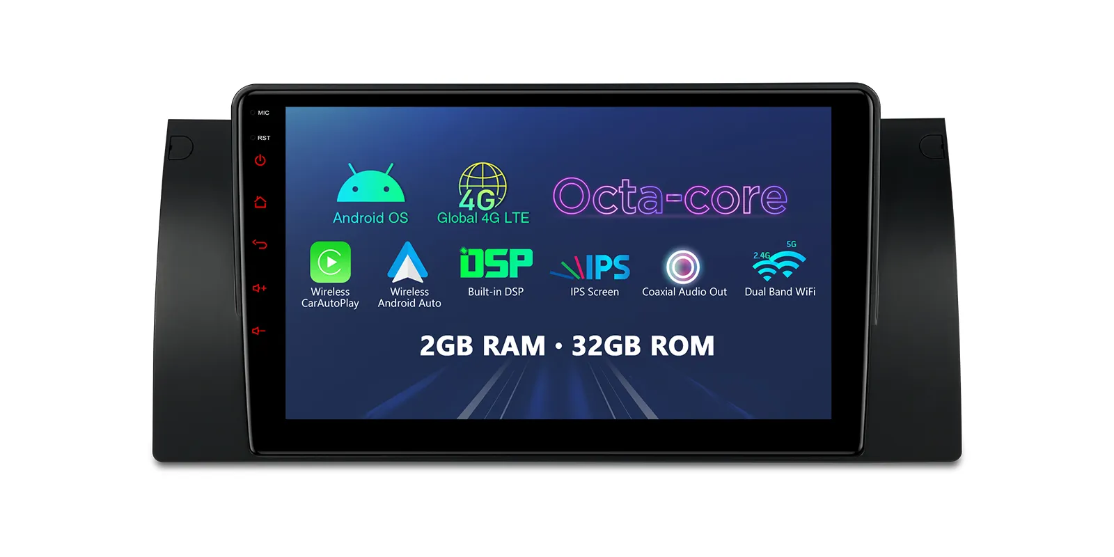 BMW X5 E53 | Android OS | 9 inch | 2GB/32GB/8Core | Multimedija Xtrons IEP9253B