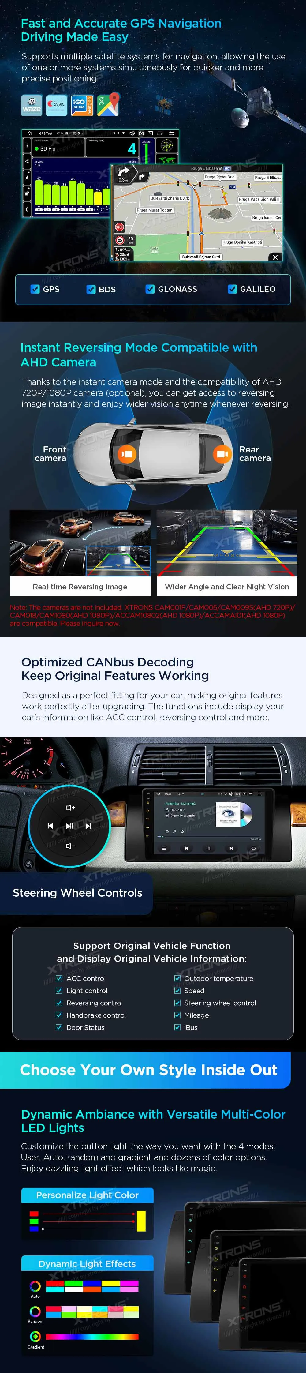 BMW X5 E53 | Android 14 | 9 inch | 4GB/64GB/8Core | Multimedija Xtrons PXP9453BGDAB